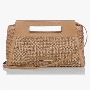 Brahmin Lenox Clutch Natural